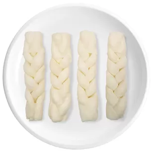 Trenzas de cuero de res con sabor a leche concentrada 5X