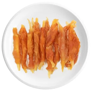 Pechuga de pollo y tiras de batata
