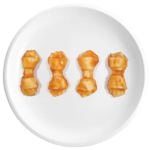 Huesos anudados de colágeno sabor pollo