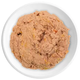 Latas de pollo y verduras