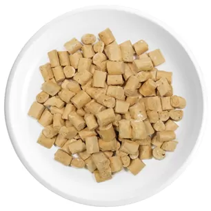 Alimento básico completo de salmón liofilizado