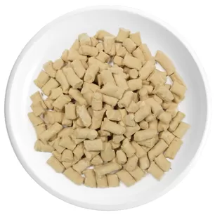 Cubos de pollo liofilizados con calostro