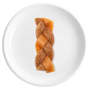 Trenzas infladas de doble capa con sabor a maní y original