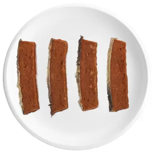 Lonchas de salmón y pato