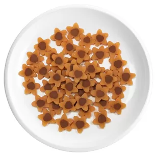 Rebanadas de pollo en forma de estrella