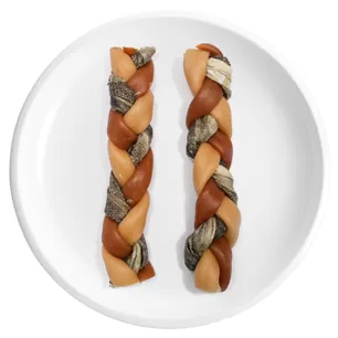 Trenzas de piel de bacalao de triple capa